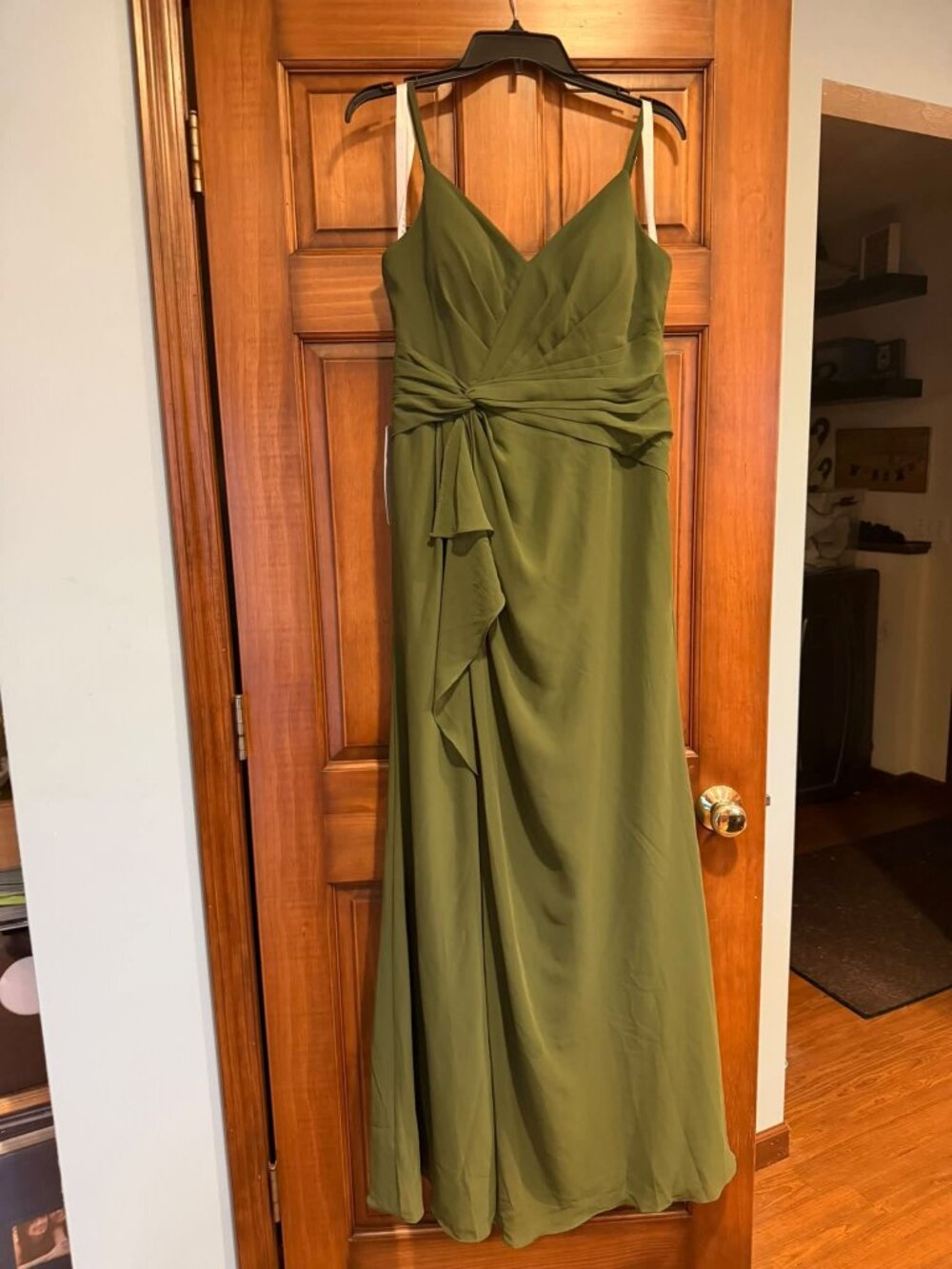 Azazie Emerald Style Id 347817, Color Olive SIZE 10